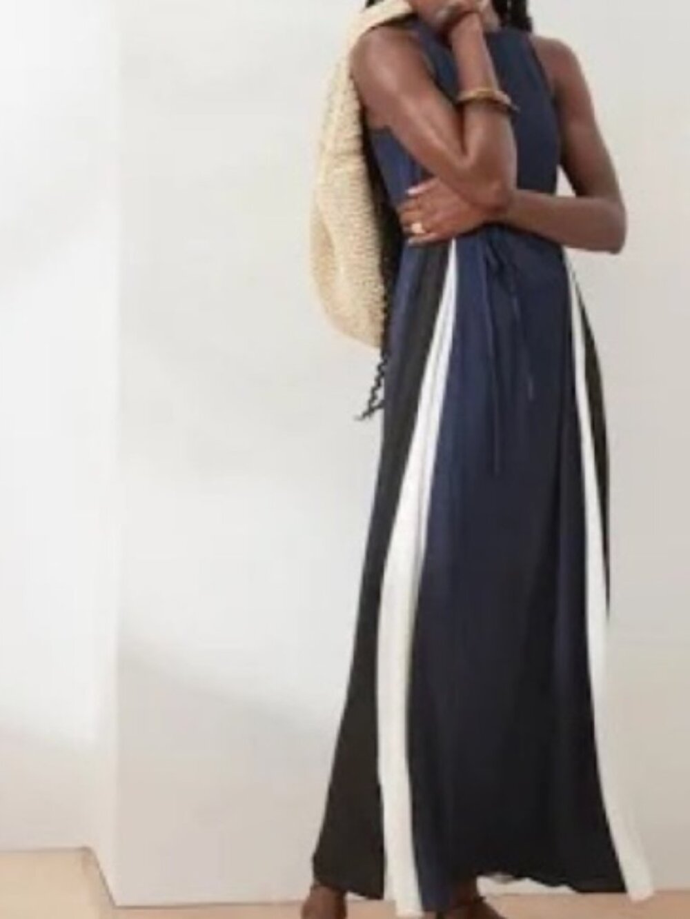 Banana Republic Factory Colorblock Panel Maxi Dress - Picture 3 of 4